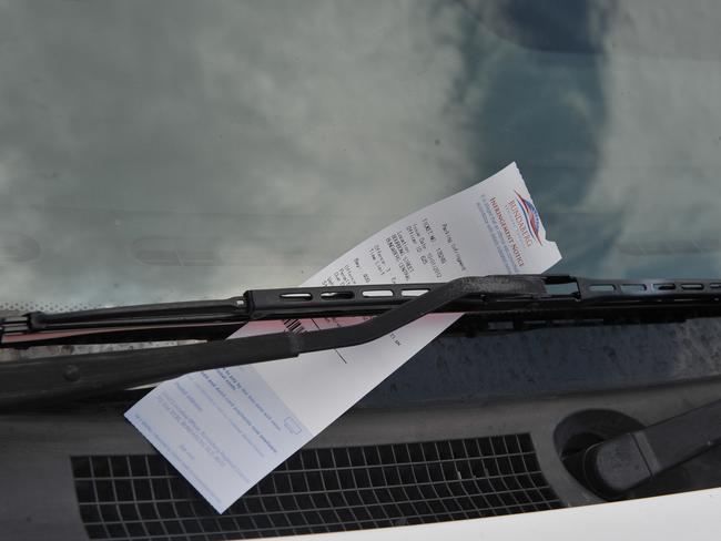 Seeing a parking ticket on your windscreen can really turn your day upside down. Photo: Scottie Simmonds/NewsMail