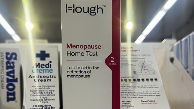 The menopause home test kit for $30 on sale at Coles - it’s got Ann Wason Moore pondering: “Yep, it was like the circle of life represented on the top shelf of Aisle 12: tampons, condoms, ovulation tests, pregnancy tests … and menopause tests.”