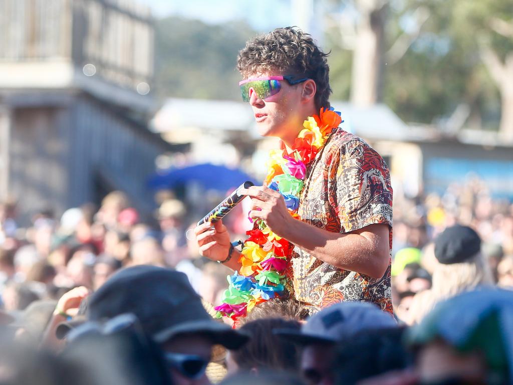 Some of the best dressed at Falls Festival Marion Bay 2019/20. Picture; PATRICK GEE