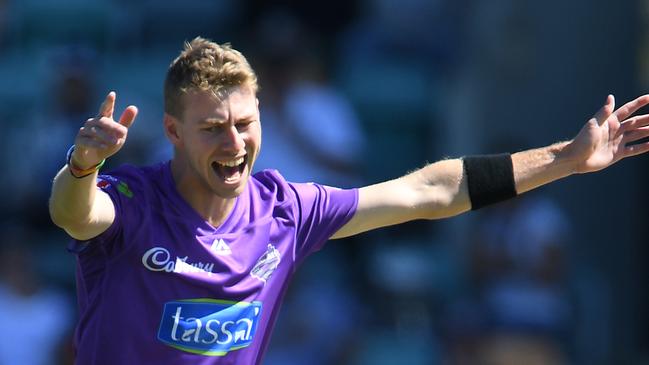 Speedster Riley Meredith had 10 wickets in six games before his BBL09 was cut short by injury.