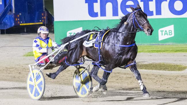 Trainer Aaron Dunn will send Forty Love, pictured here winning at Melton in April, to Brisbane for two races this month. Picture: Stuart McCormick