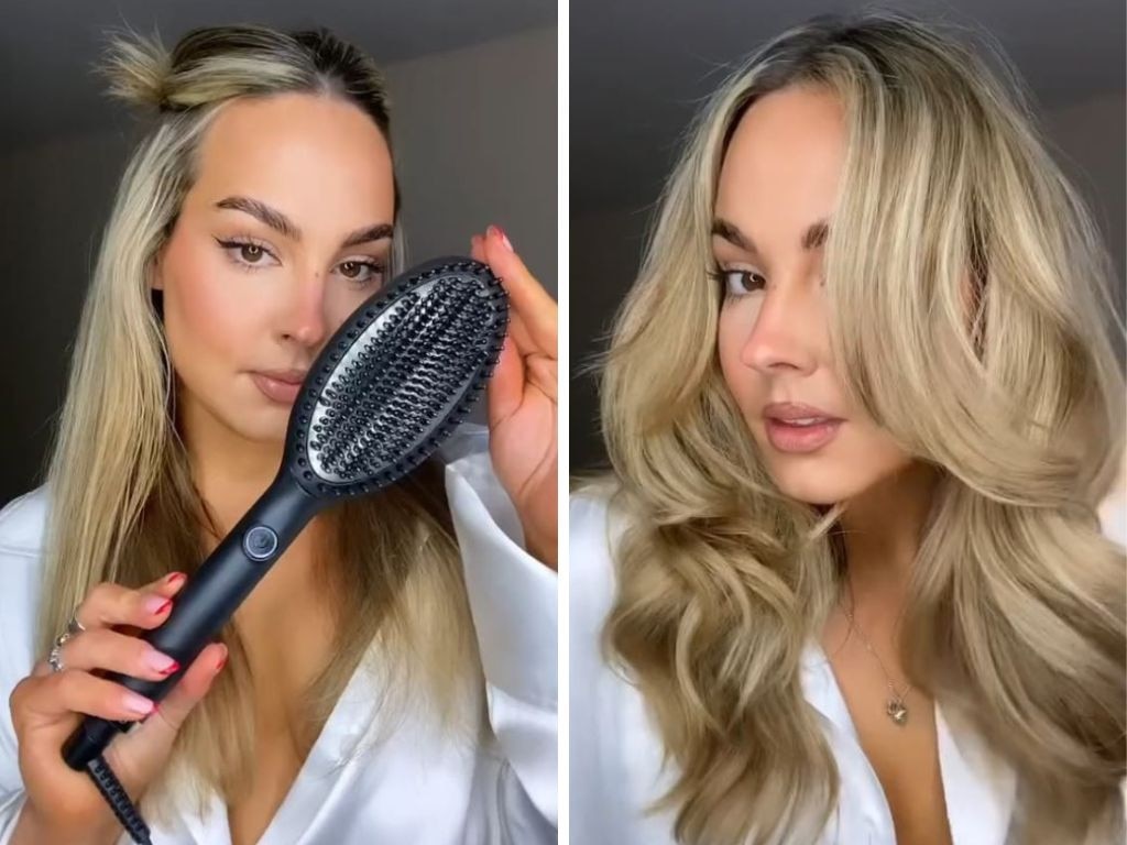 ’Works like magic’: Hot brush for perfect hair Picture: TikTok/@minniefrr