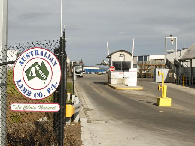 The Australian Lamb Company’s Colac location. Picture: Alan Barberer