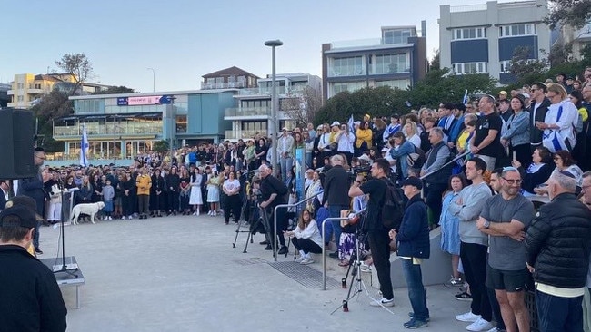 Sunrise prayers this morning, at North Bondi.