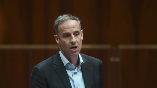 Australian Greens Senator Nick McKim. (AAP Image/Lukas Coch) NO ARCHIVING