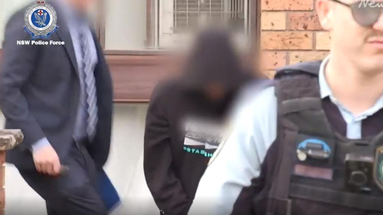 A 22-year-old man was arrested in South Wentworthville and was charged with nine offences. Picture: Supplied