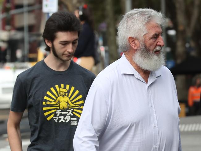 Stuart Schultz, the husband of Senior Constable Lynette Taylor, and his sons also faced down Mr Pusey. Picture: NCA NewsWire / David Crosling