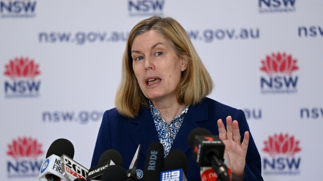 Chief health officer Kerry Chant urged the Premier to be “cautious” in easing Covid-19 restrictions in NSW until 85 per cent of the eligible population is vaccinated. Picture: NCA NewsWire/Bianca De Marchi