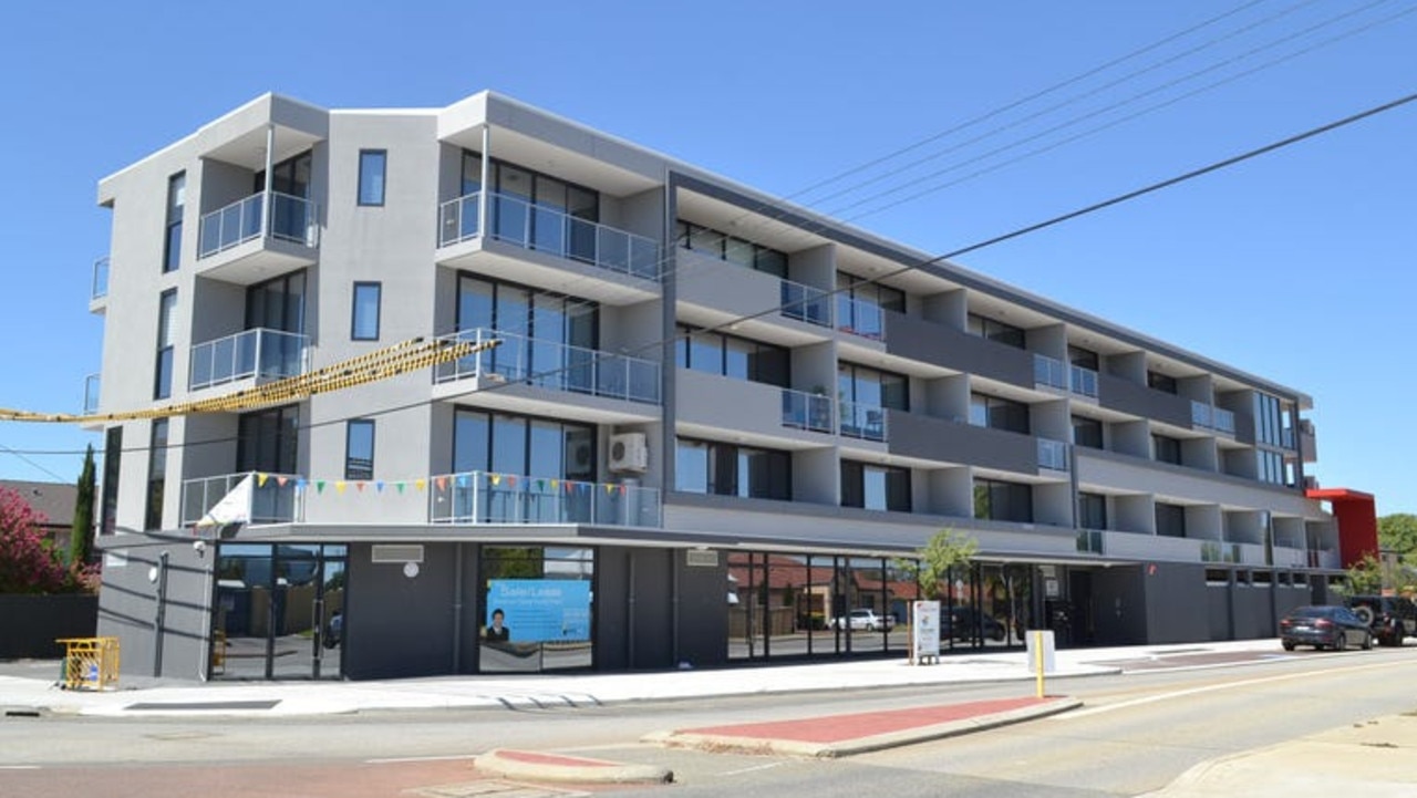 A two-bedroom apartment at 21/47 Carden Drive, Cannington, WA 6107 was listed at offers over $299,000.