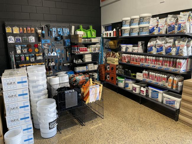 National Tiles has launched a new trade section which has been a big hit with tradies. Picture: Leighton Smith.