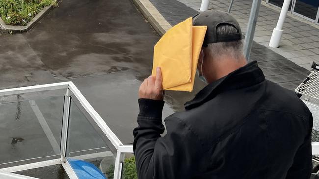 Chief Petty Officer Benjamin Seaman leaves the Defence Force Magistrates Court in Canberra on January 30 2023.