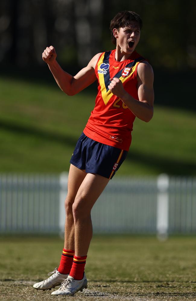 Mitchell Marsh booted four goals for South Australia. Picture: Jason McCawley/AFL Photos