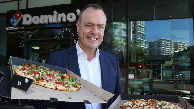 Domino's CEO Don Meij plans to double business. Pic Annette Dew