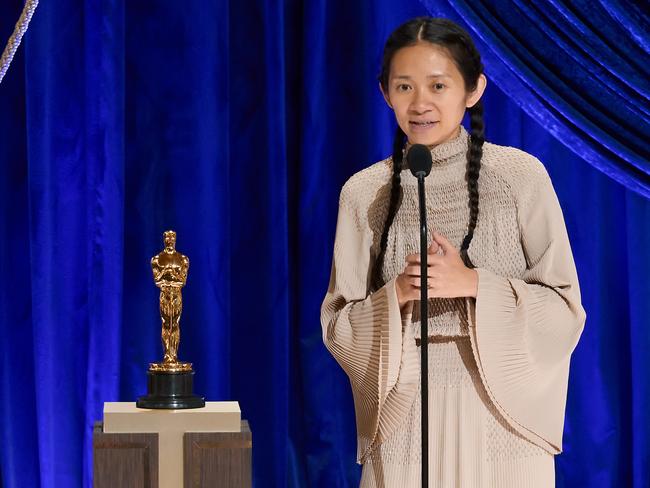 Oscar darling Chloe Zhao. Picture: Getty Images