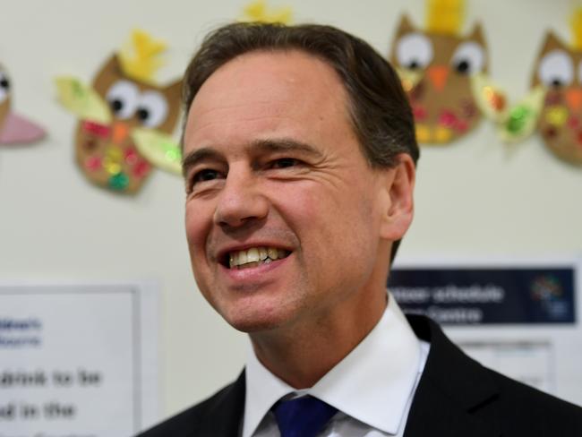 Federal Health Minister Greg Hunt says the MumSpace site and resources will be a huge help for new mums. Pic: AAP