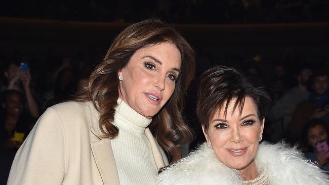 NEW YORK, NY - FEBRUARY 11: Caitlyn Jenner (L) and Kris Jenner attend Kanye West Yeezy Season 3 on February 11, 2016 in New York City. (Photo by Dimitrios Kambouris/Getty Images for Yeezy Season 3)