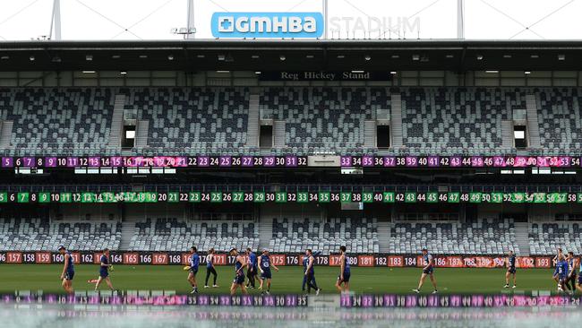 Fans will return to GMHBA Stadium on Friday.