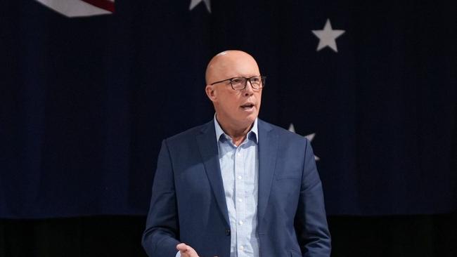 Opposition Leader Peter Dutton has called on Australians to celebrate Australia Day "under one flag". Picture: Supplied