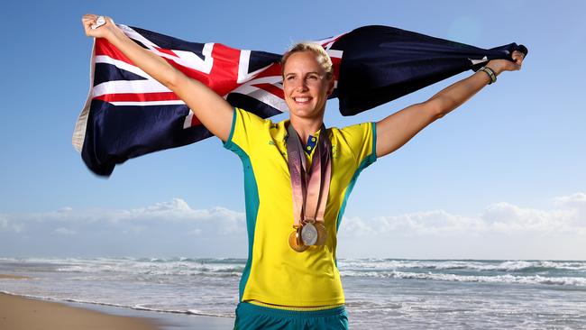 Bronte Campbell will be flying the flag for Australia at the Tokyo Olympics Picture: Adam Head