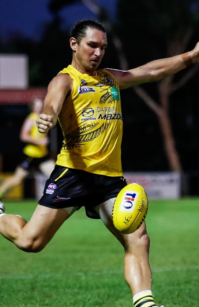 Nightcliff's Cam Ilett has been a consistent performer in the 2023-24 NTFL season. Picture: Celina Whan / AFLNT Media