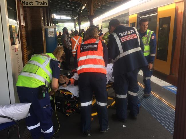 NSW Ambulance said 15 patients had been transported by road ambulance to hospital. Picture: CareFlight