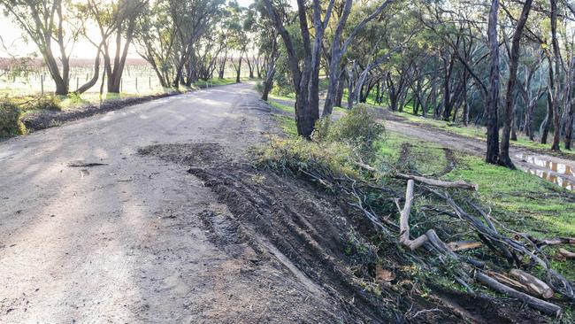 A woman has faced court after an alleged street race saw four people injured on Piggott Range Rd, Onkaparinga. Picture: Brenton Edwards
