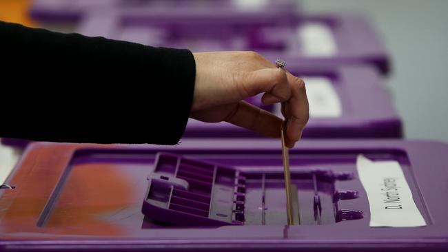 The fight broke out at a polling booth. (Photo by Lisa Maree Williams/Getty Images)