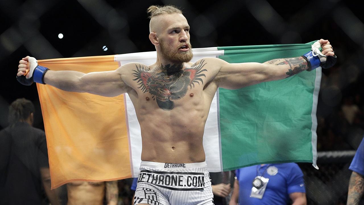 Conor McGregor stuns racegoers with spectacular entrance to