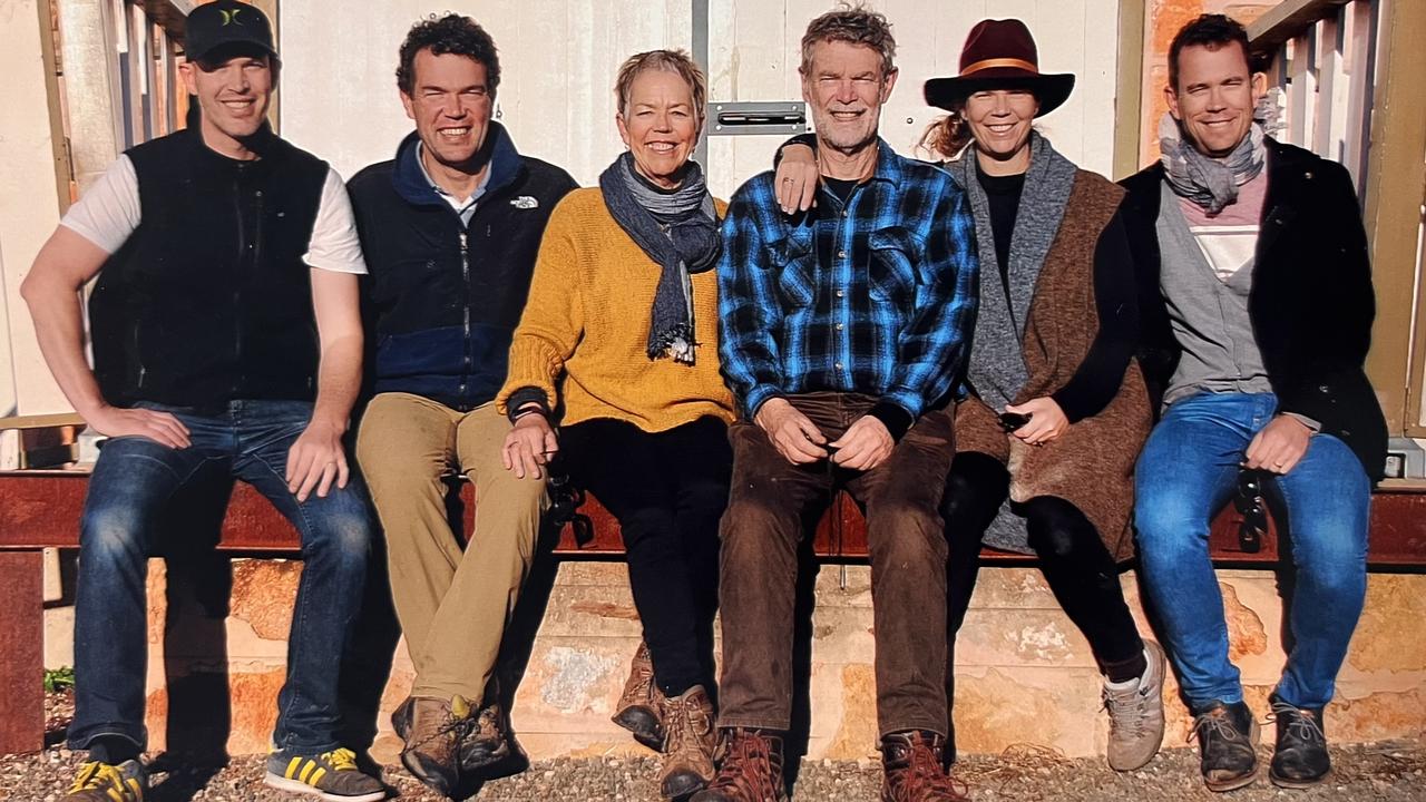 Dr Richard Willis with his wife and children. From left: Luke Willis, Sam Willis, his wife Gretta Willis, Dr Willis, Gemma Williams and Carl Willis.