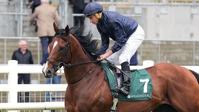 Storm Boy finished last of nine in his debut for Irish trainer Aidan O’Brien. Picture: PA Images via Getty Images