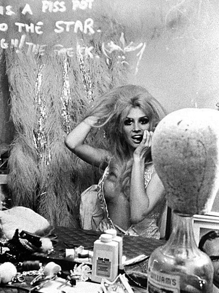 Carlotta at Les Girls, Kings Cross 1970-71. Picture: Rennie Ellis