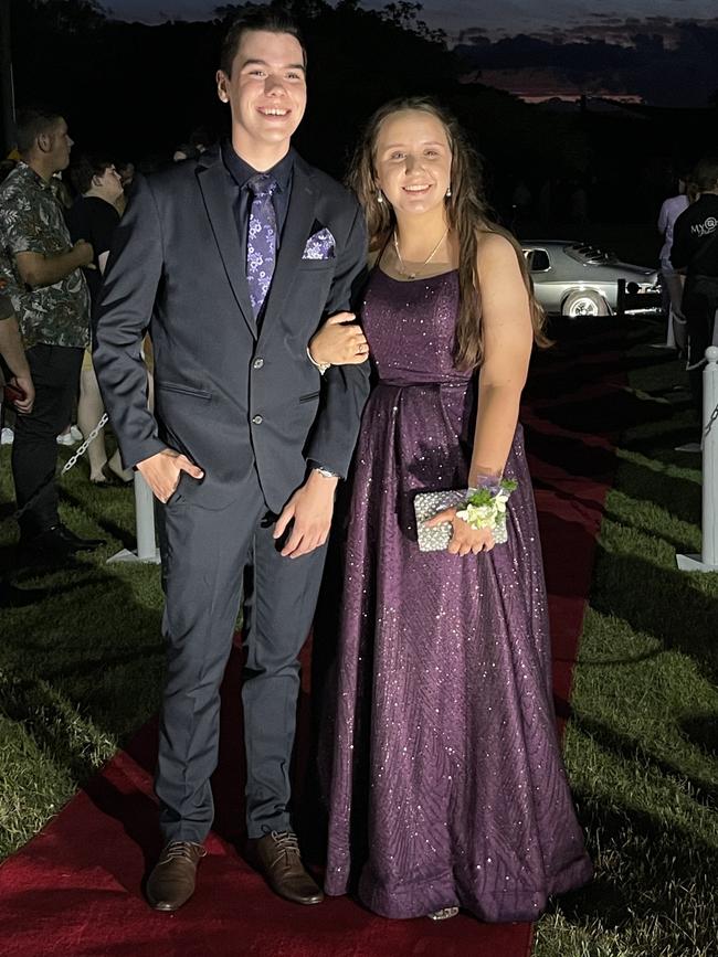 Aldridge State High School students at their formal.