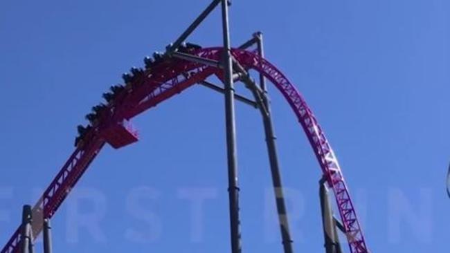 Gold Coast Movie World’s newest rollercoaster takes first test run ...