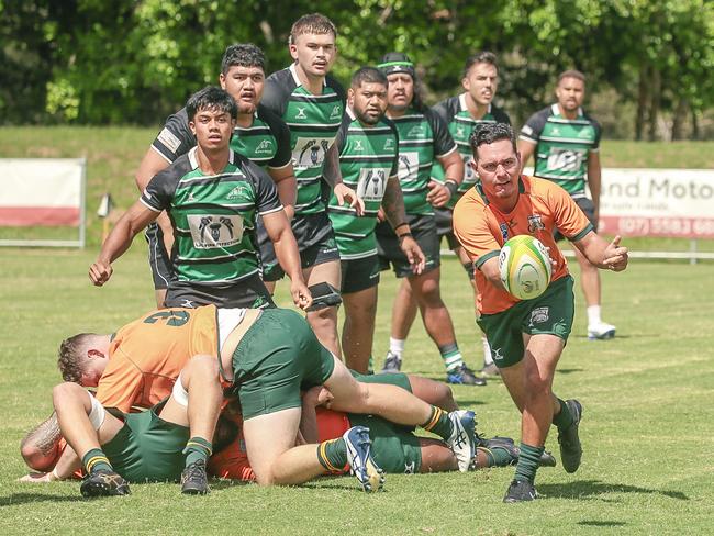 Surfers Paradise Dolphins host Queensland Premier Rugby club Sunnybank at Broadbeach Waters. Picture:Glenn Campbell