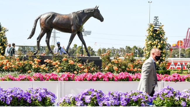 Flemington has come up a treat on Tuesday. Picture: Getty