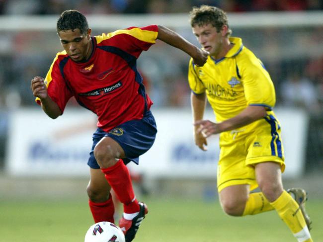 Ex-Adelaide United player Freddy Agius, pictured in 2004, is coaching Brahma Lodge.