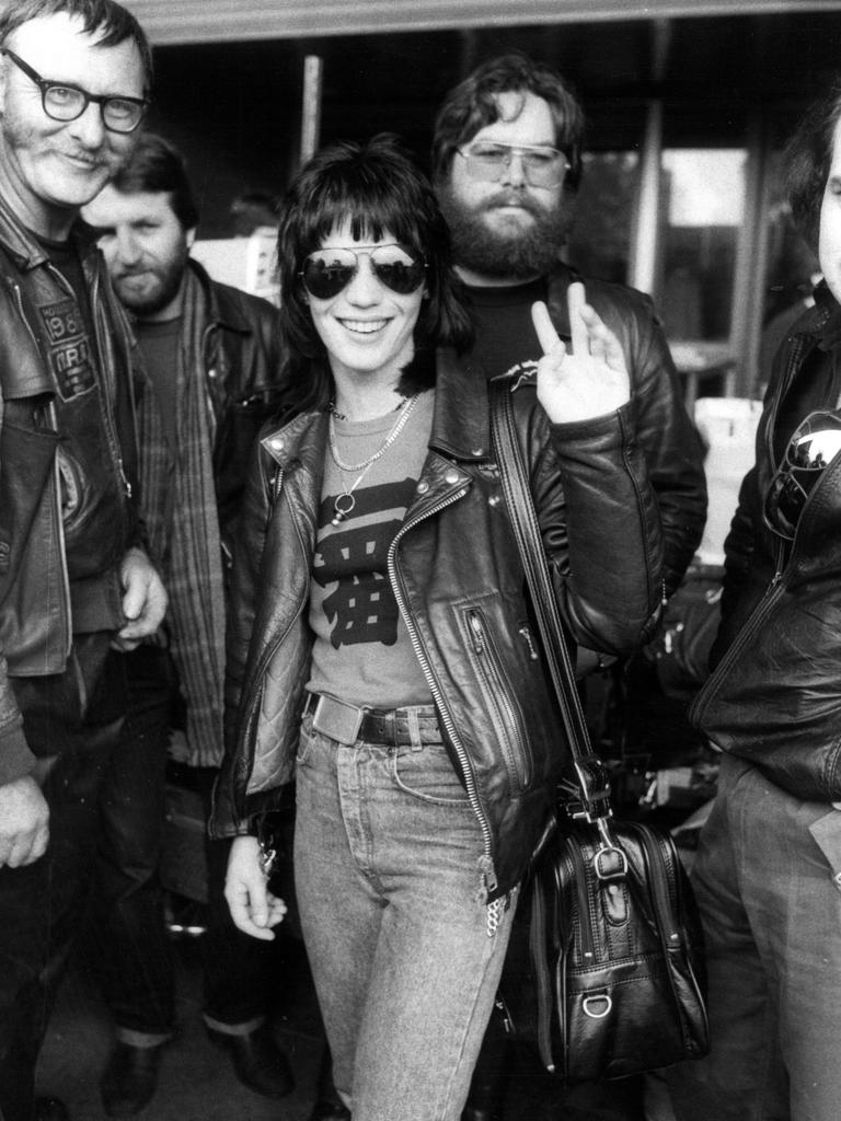 In 1982, singer Joan Jett got a motorbike escort from Melbourne Airport to her Melbourne hotel. She is one of the many rock stars to have performed at the Corner Hotel.