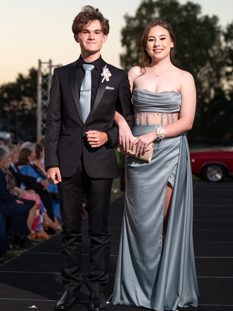 Chase Brilley and Chili Burke at the 2024 Rockhampton Grammar School formal.