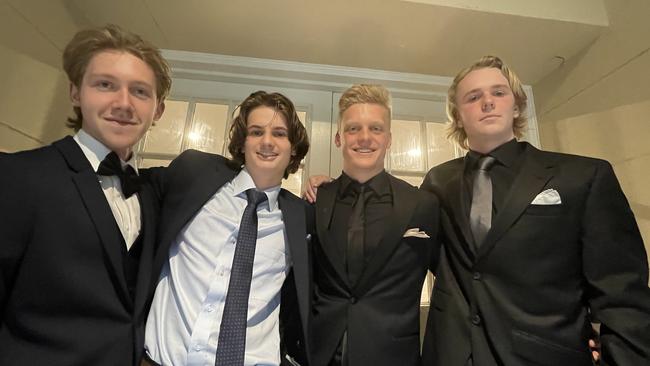 Aleks Stepniewski, Adam Richardson, Jordan Hall and Jordan Horner.