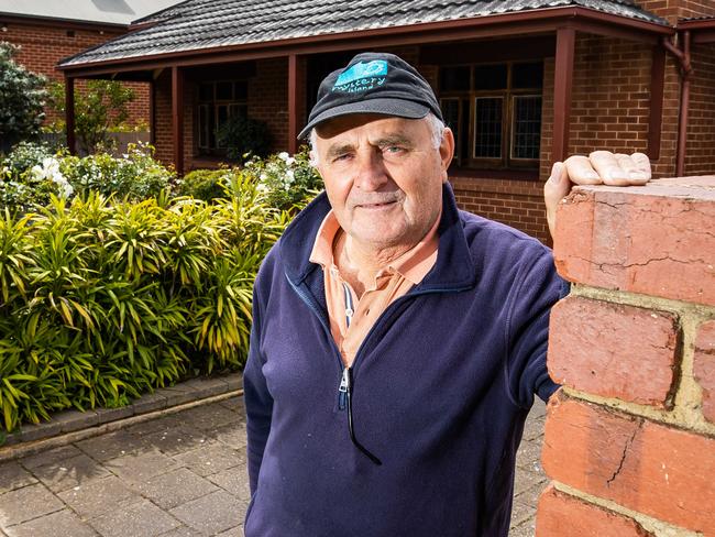 George Czerwinski resident of Jervois Avenue, West Hindmarsh to regards to North South Motorway, on October 17th, 2022.Picture: Tom Huntley