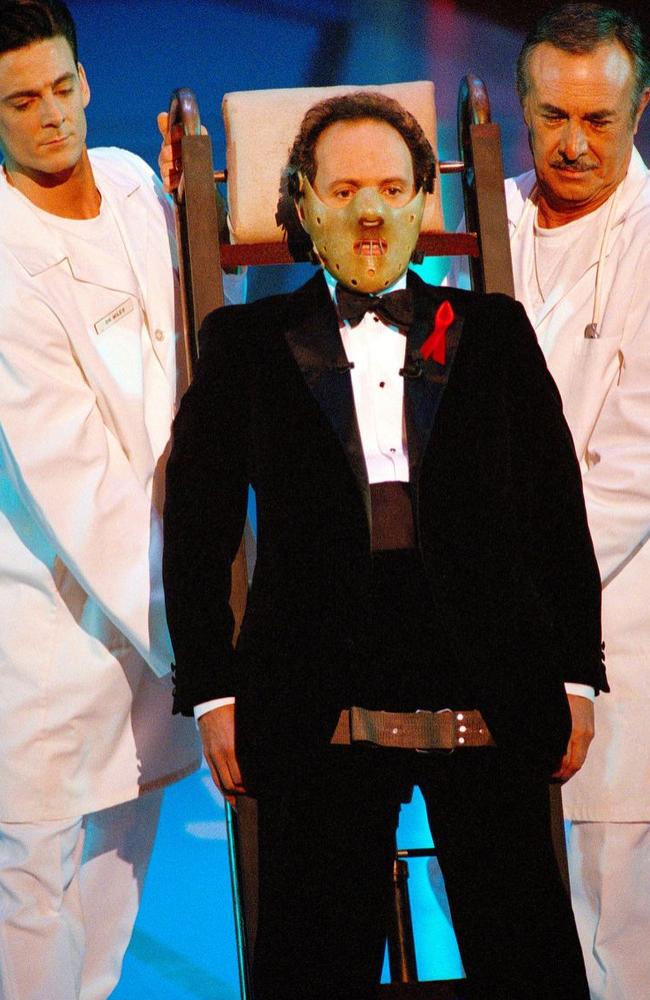 Billy Crystal has hosted the Oscars eight times. In 1992 he made his entrance on stage as Hannibal Lecter.