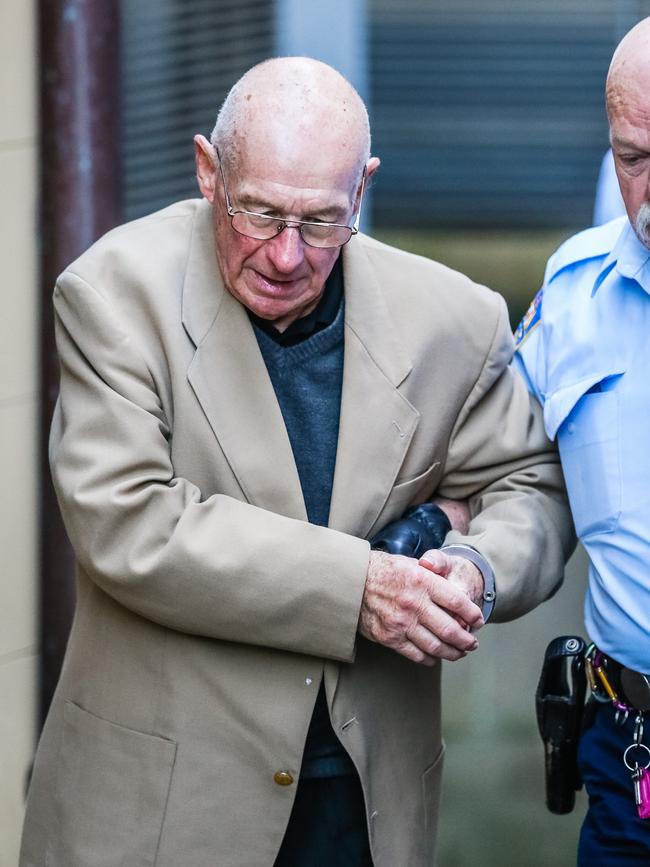 Roger Rogerson after being found guilty.