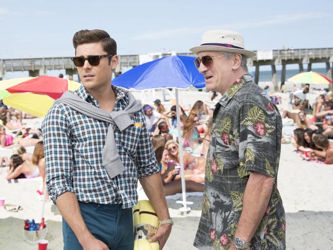 Jason Kelly (played by Zac Efron) and Dick Kelly (Robert De Niro) in a scene from film DIRTY GRANDPA.