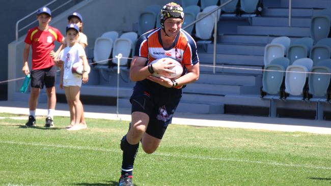 Emerging Reds Cup day 1 action between SEQ and Brisbane Grey in the Under 15s.