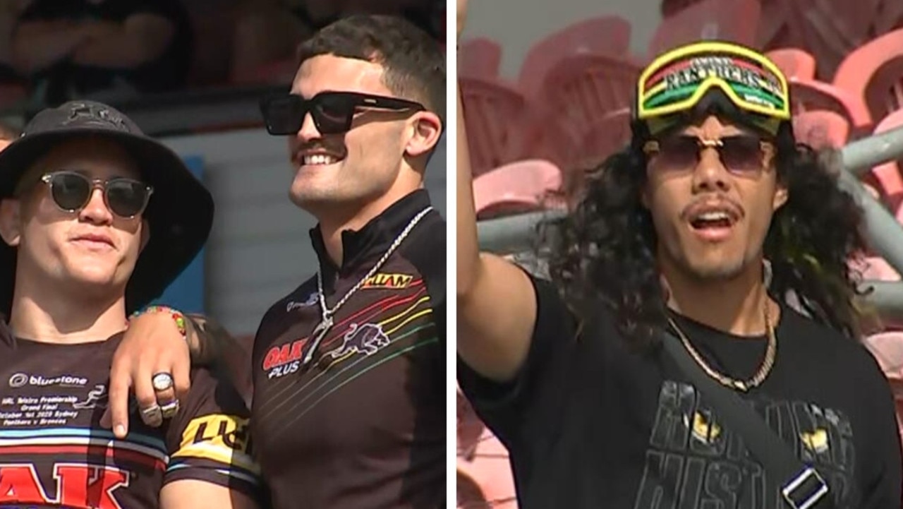 Hilarious excuse for premiership prop’s gag order as Panthers celebrate with fans