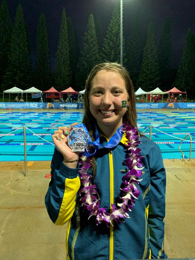 St Peters Lutheran College's junior Aussie Dolphin Amelia Weber.