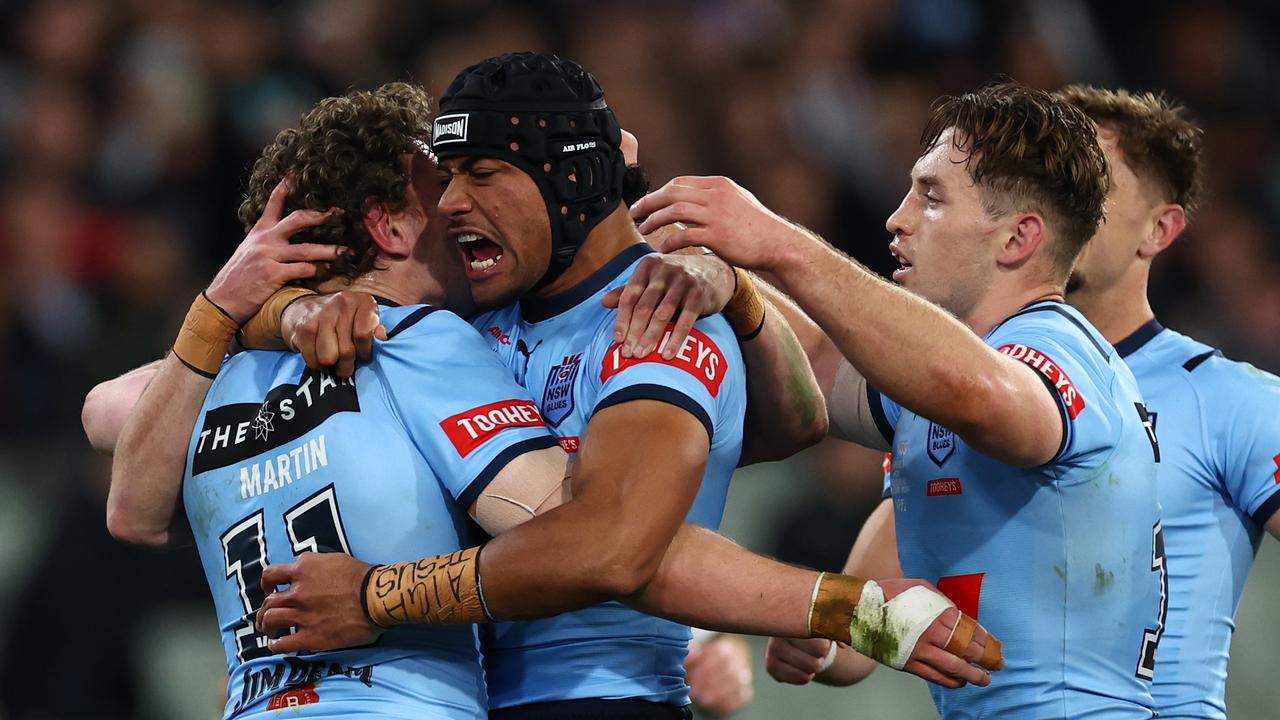 The Blues are dominating Game 2 at the MCG. (Photo by Quinn Rooney/Getty Images)