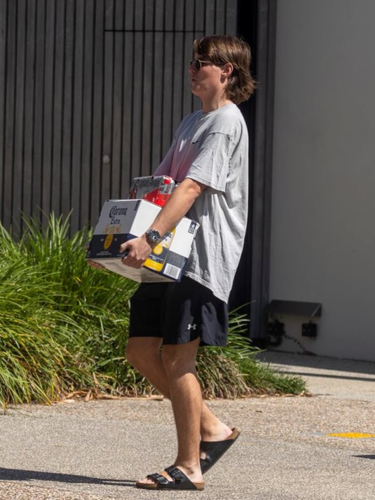 On his way to the salon. Picture: News.com.au