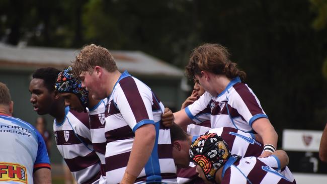 TAS First XV rugby between John Paul College and Canterbury College. Saturday April 29, 2023. Picture, Nick Tucker.