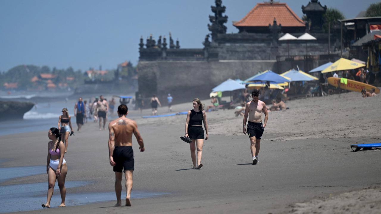 Traveller’s diarrhoea, a gastro illness caused by bacteria, is nicknamed ‘Bali belly’ by tourists on the wildly popular island. Picture: Sonny Tumbelaka / AFP